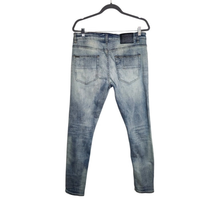 Serenade Distressed Patched Slim Fit Jeans Size 36