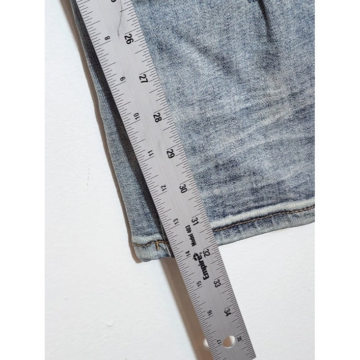 Serenade Distressed Patched Slim Fit Jeans Size 36