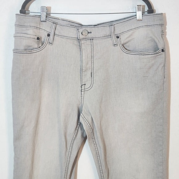 Goodfellas Men's Gray Slim Fit Jeans Size 38 x 30