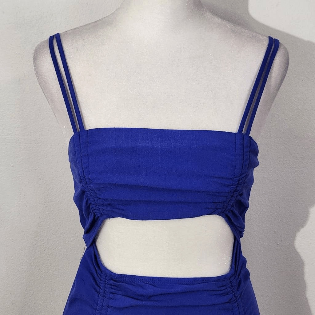 Wild Fable Blue Mini Dress with Cut Out Size Small Blue Bodycon Mini Dress