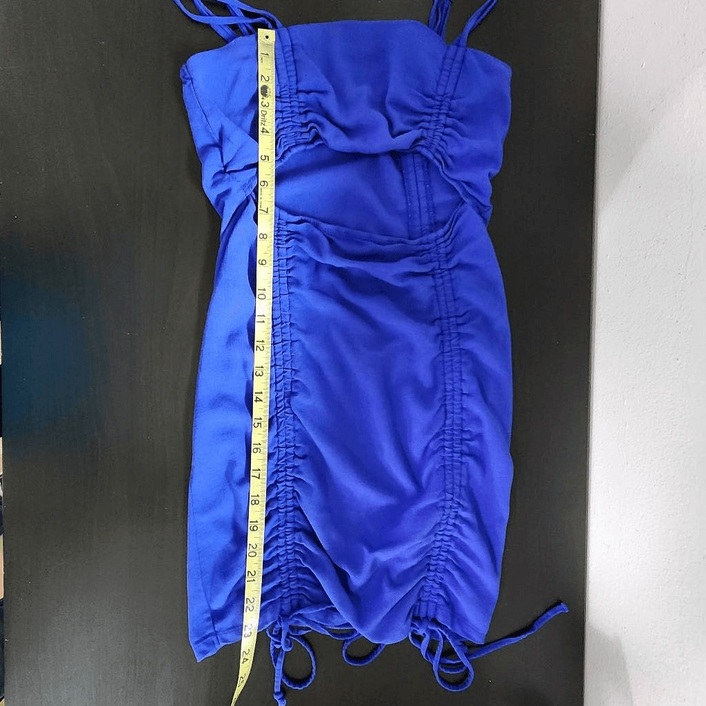 Wild Fable Blue Mini Dress with Cut Out Size Small Blue Bodycon Mini Dress