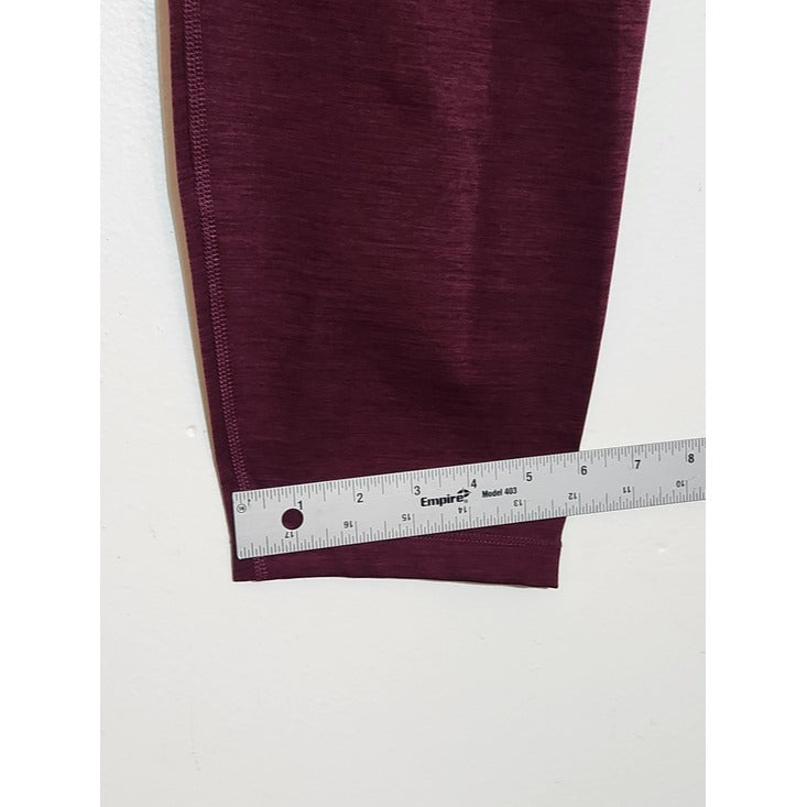 Xersion Burgundy Ever Ultra Fitted 25 Inch Athletic Leggings Size 3XL NWOT