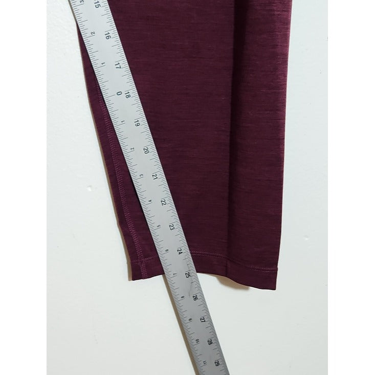 Xersion Burgundy Ever Ultra Fitted 25 Inch Athletic Leggings Size 3XL NWOT