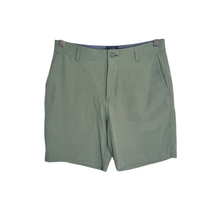 Faherty Olive Green All Day Shorts Size 30 7" Inseam