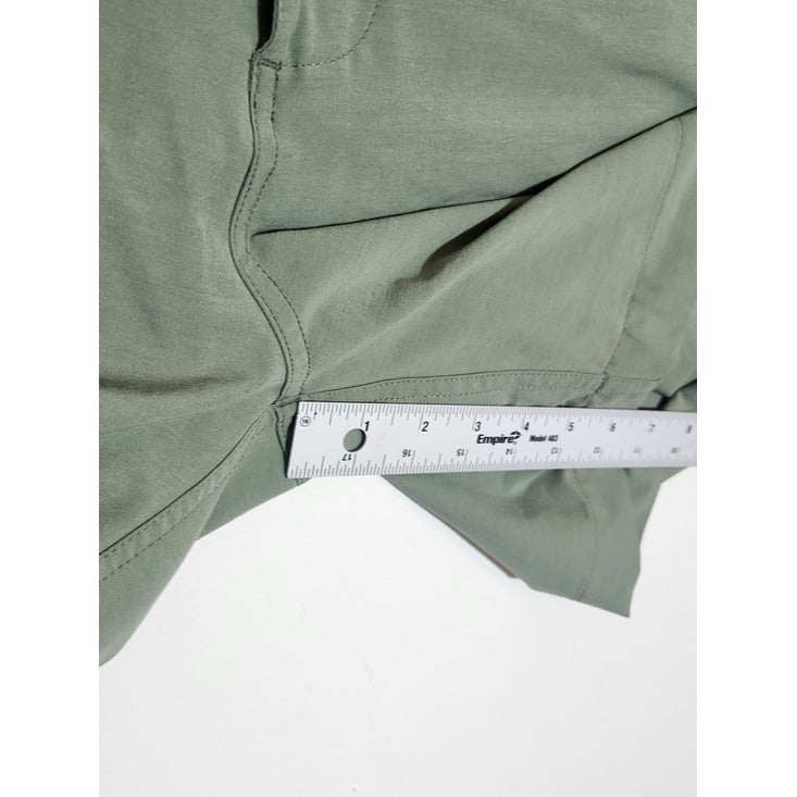 Faherty Olive Green All Day Shorts Size 30 7" Inseam