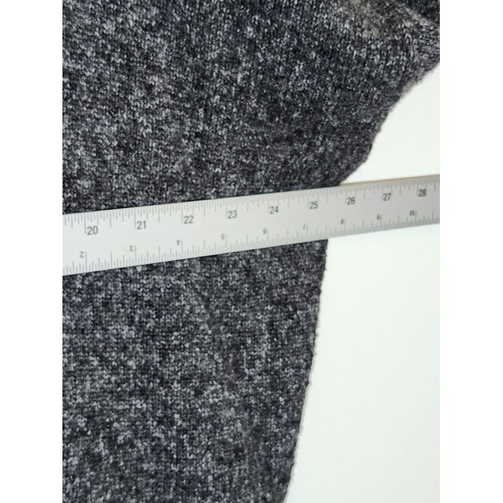 Dreamers Charcoal Gray Fuzzy Knit Sweater Size XS