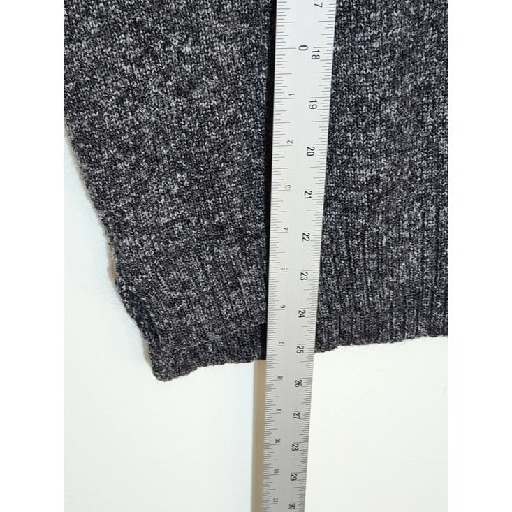 Dreamers Charcoal Gray Fuzzy Knit Sweater Size XS
