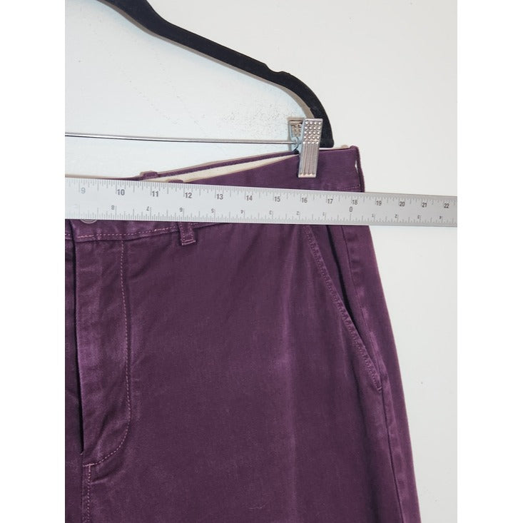 J. Crew Mens Plum Stretch Chino Pants Size 36x32