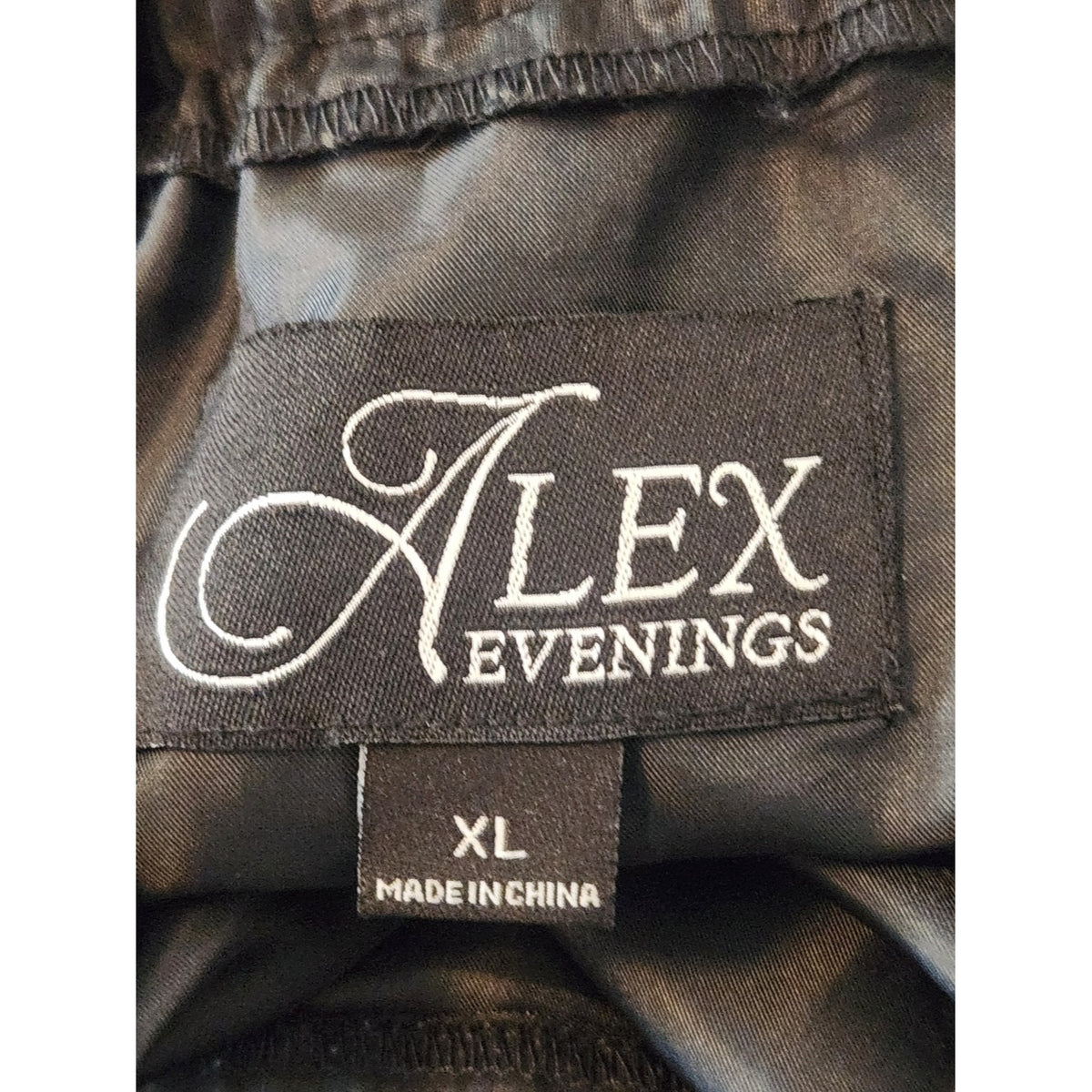 Alex Evenings Black Formal Maxi Skirt Size XL