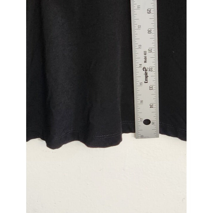 Cable & Gauge Black Cutout Long Sleeve Knit Mini Dress Size Medium NWT