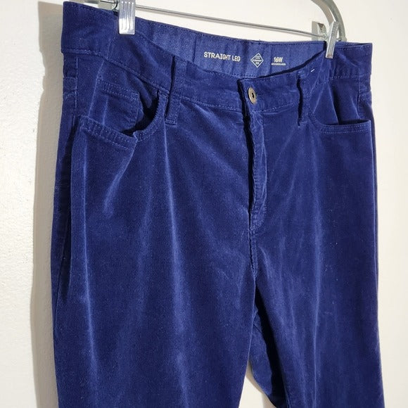 St. John’s Bay Blue Corduroy Straight Leg Pants Size 16W