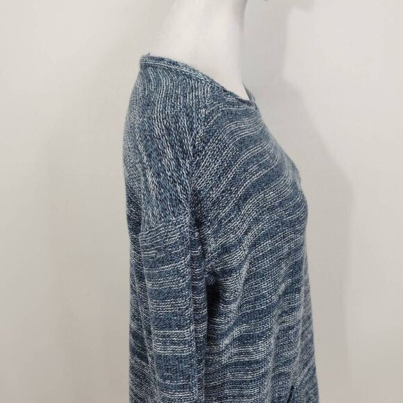J. Jill Blue Sweater Size Small Petite Blue Pullover Sweater Tunic
