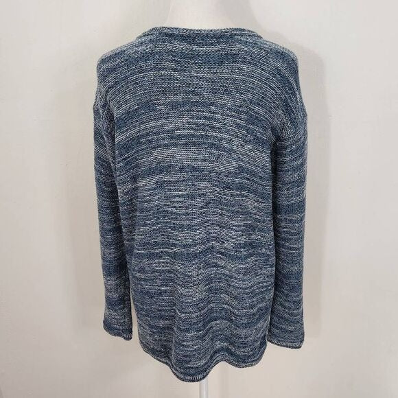 J. Jill Blue Sweater Size Small Petite Blue Pullover Sweater Tunic