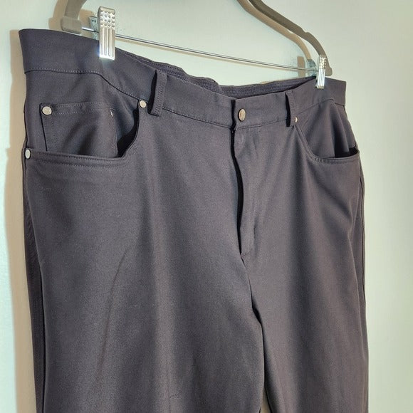 Greg Norman Black Performance Golf Pants Size 40 x 30
