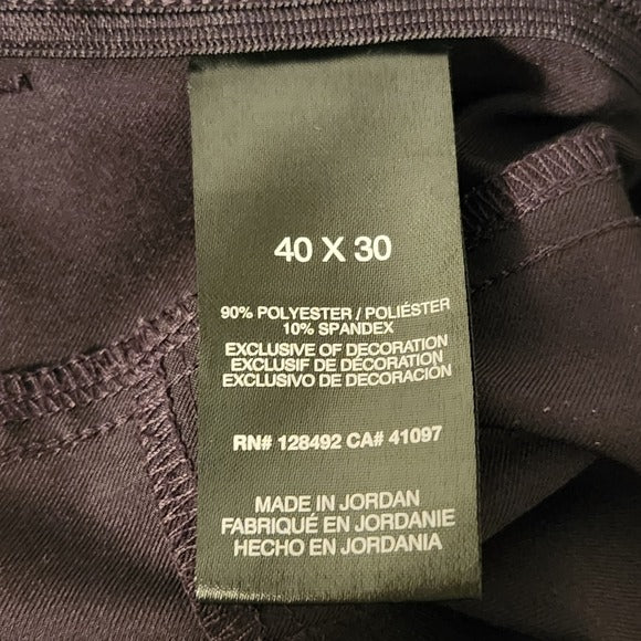 Greg Norman Black Performance Golf Pants Size 40 x 30