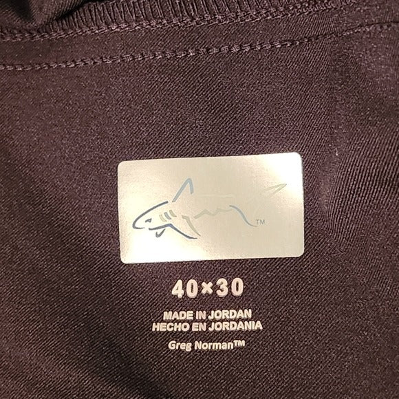 Greg Norman Black Performance Golf Pants Size 40 x 30