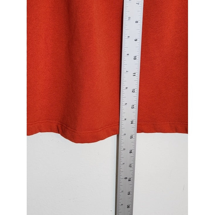 Bershka Good Things Orange Mini Skater Skirt Size Small NWT