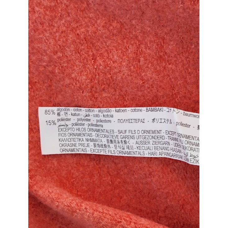 Bershka Good Things Orange Mini Skater Skirt Size Small NWT