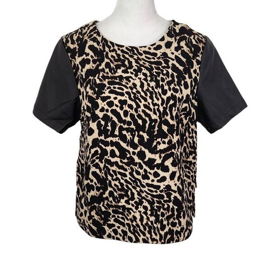 Telluride Clothing Company Leopard Print Blouse NWT Size Small Leopard Top
