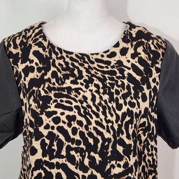 Telluride Clothing Company Leopard Print Blouse NWT Size Small Leopard Top