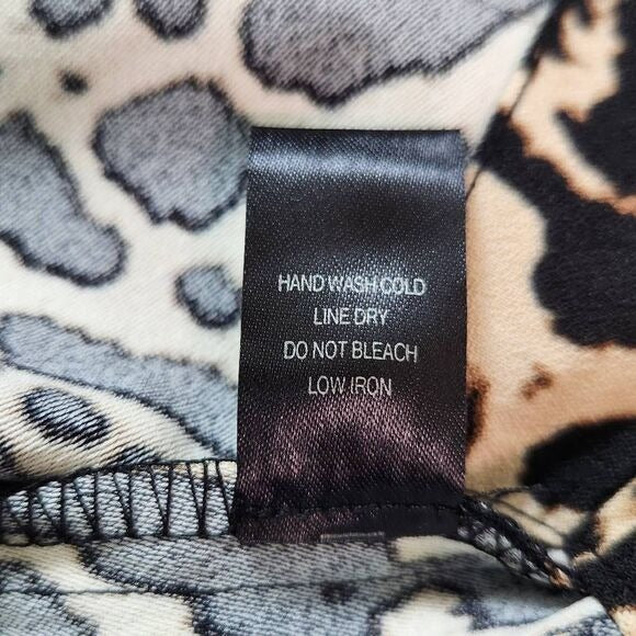 Telluride Clothing Company Leopard Print Blouse NWT Size Small Leopard Top