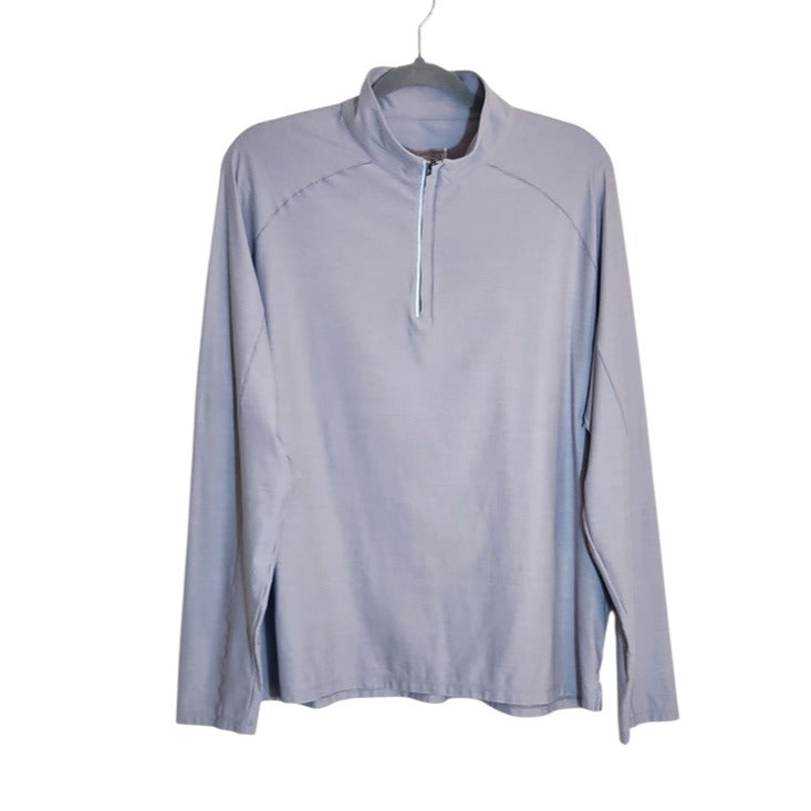 johnnie-O Young Life Light Purple Quarter Zip Performance Pullover Size Large