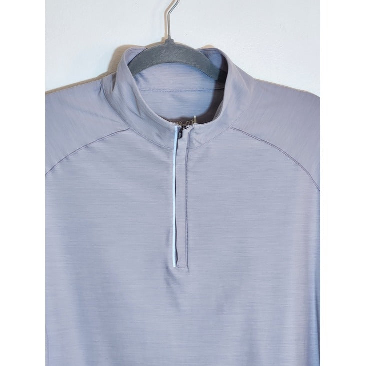 johnnie-O Young Life Light Purple Quarter Zip Performance Pullover Size Large
