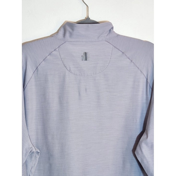 johnnie-O Young Life Light Purple Quarter Zip Performance Pullover Size Large
