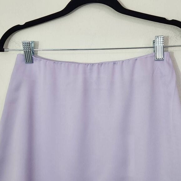 WeWoreWhat Purple Satin Mini Skirt Size Small Coquette Mini Skirt, New