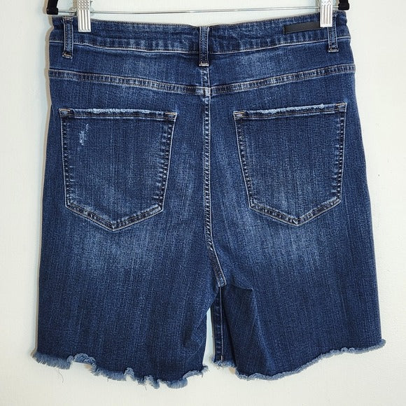 Risen Distressed Bermuda Jean Shorts Size 1XL