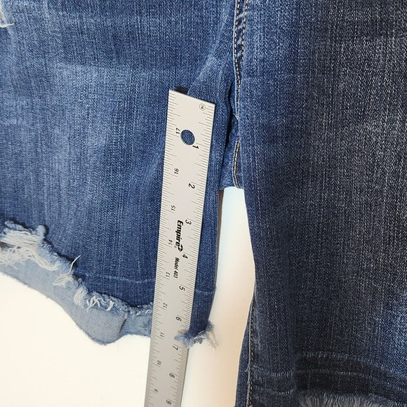 Risen Distressed Bermuda Jean Shorts Size 1XL