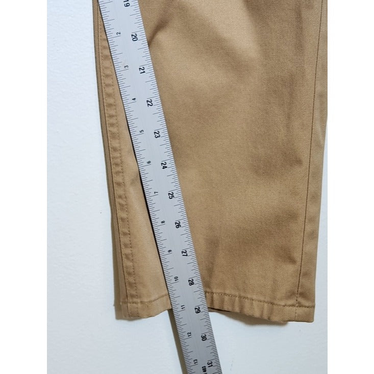 Brooks Brothers Mens Khaki Stretch Chino Pants Size 34 x 30
