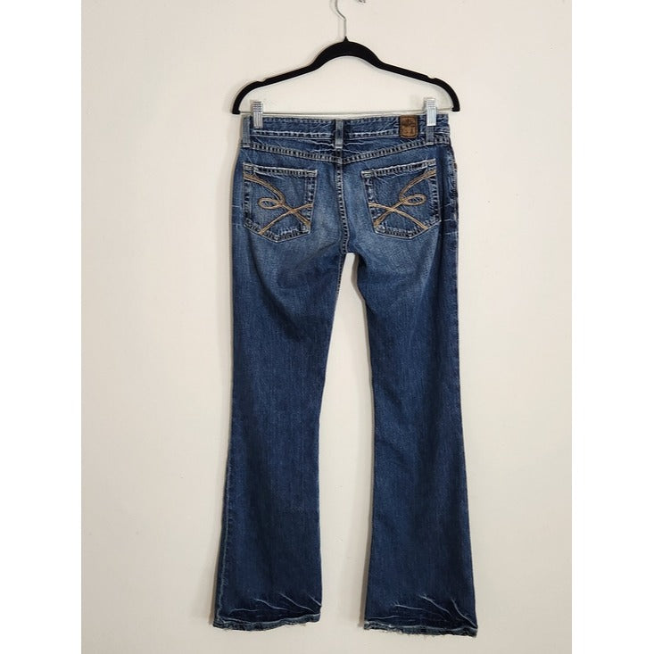 BKE Starlite 20 Distressed Bootcut Flare Jeans Size 29