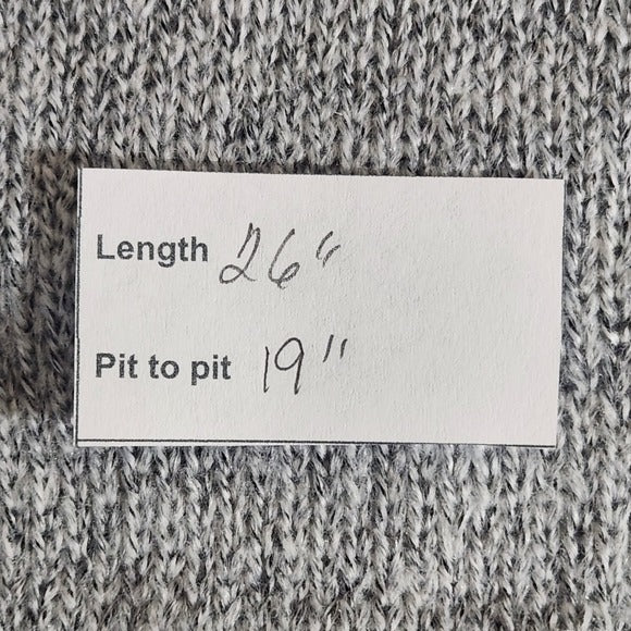 By Design Gray Cowl Neck Sweater Size Large Gray Knit Sweater New