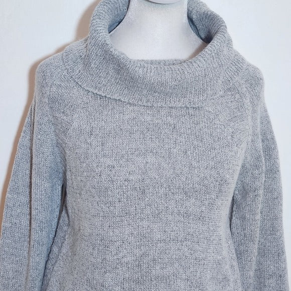 By Design Gray Cowl Neck Sweater Size Large Gray Knit Sweater New
