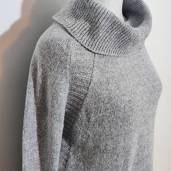 By Design Gray Cowl Neck Sweater Size Large Gray Knit Sweater New