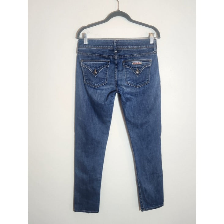 Hudson Distressed Skinny Ankle Jeans Size 28