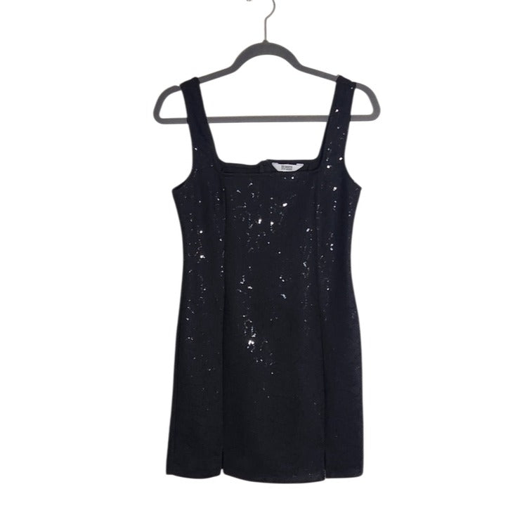 BB Dakota Sleeveless Mini Black Sequin Cocktail Dress Size 4