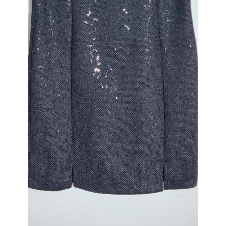 BB Dakota Sleeveless Mini Black Sequin Cocktail Dress Size 4