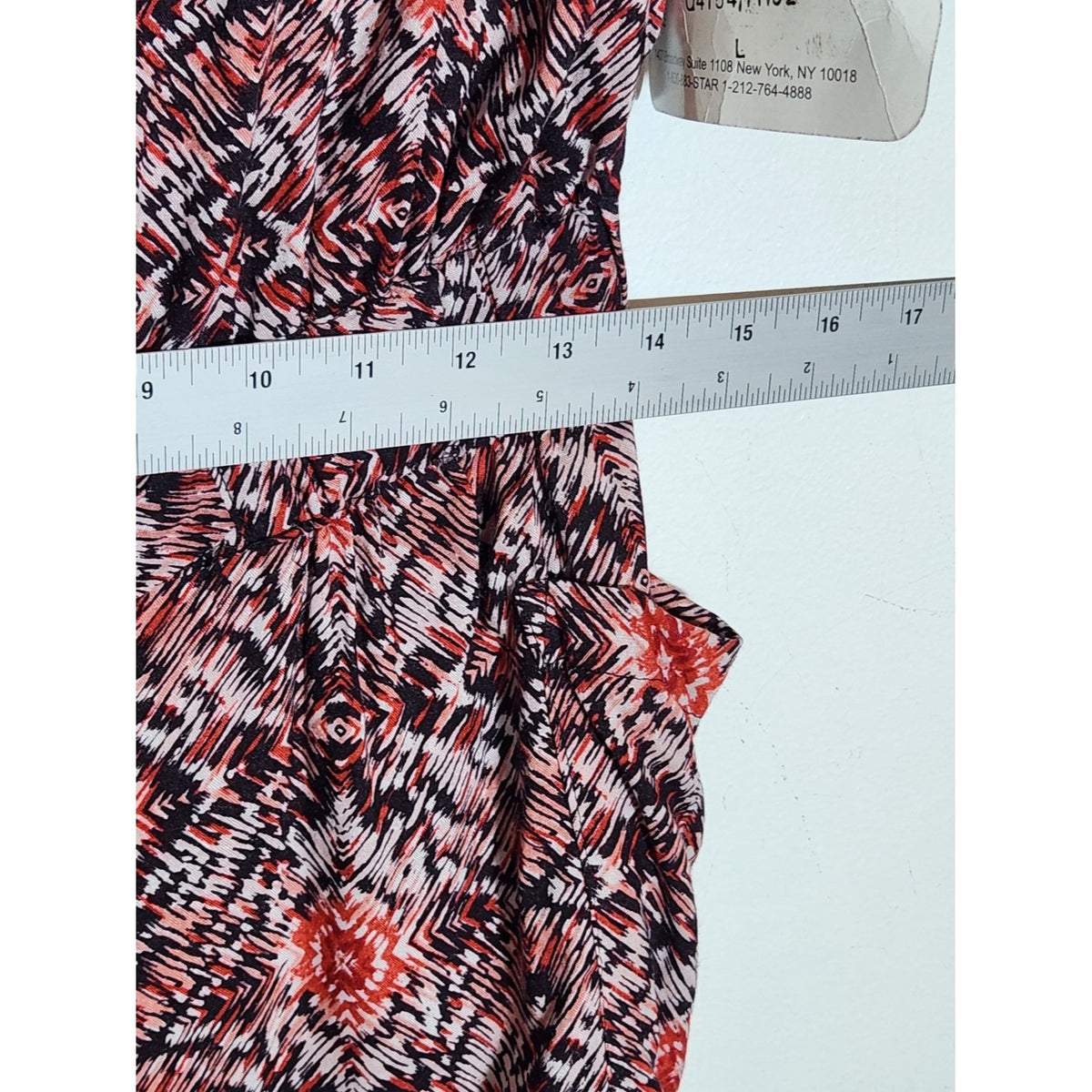 Angie Multicolor Blouson Mini Dress with Pockets NWT Size Large
