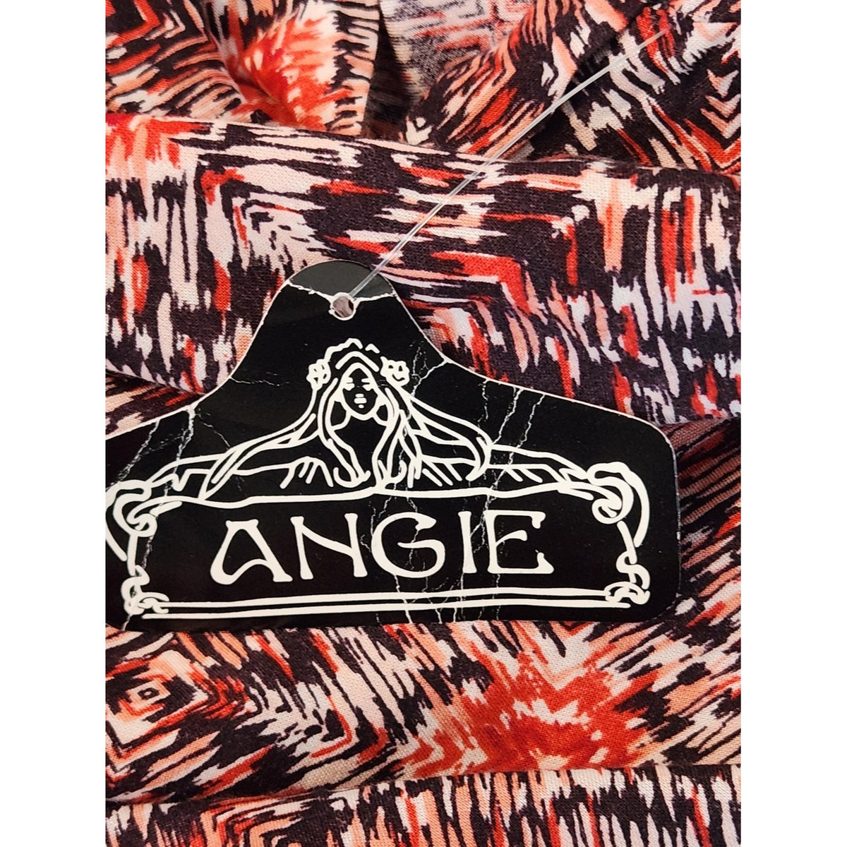 Angie Multicolor Blouson Mini Dress with Pockets NWT Size Large