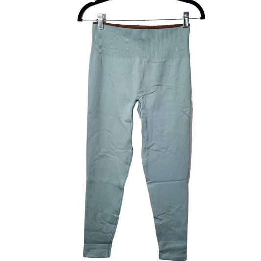 Outdoor Voices Blue Green Leggings NWT Size Medium Light Blue Leggings
