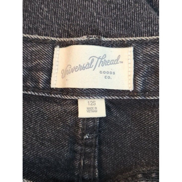 Universal Thread Womens Black 90s Baggy Jeans Size 12 Short
