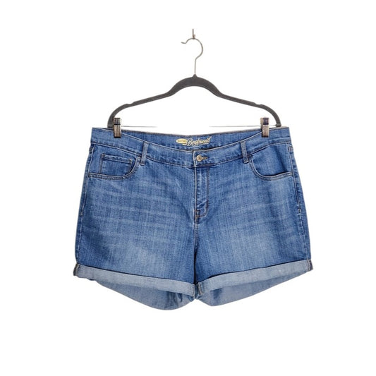 Old Navy Womens The Boyfriend Cuffed Denim Shorts Size 16 Tall