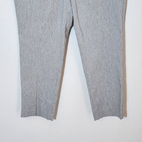 Carolina Belle Light Gray Pull On Pants with Front Pockets Size 16