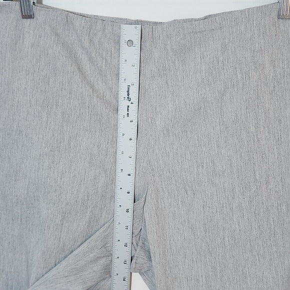 Carolina Belle Light Gray Pull On Pants with Front Pockets Size 16