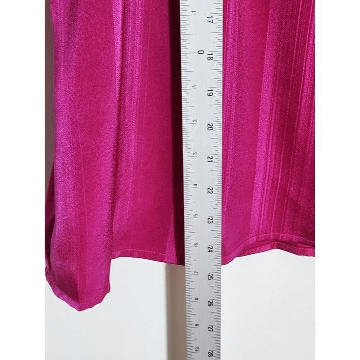 Entro Fuchsia Statement Sleeve Blouse Size Small NWT