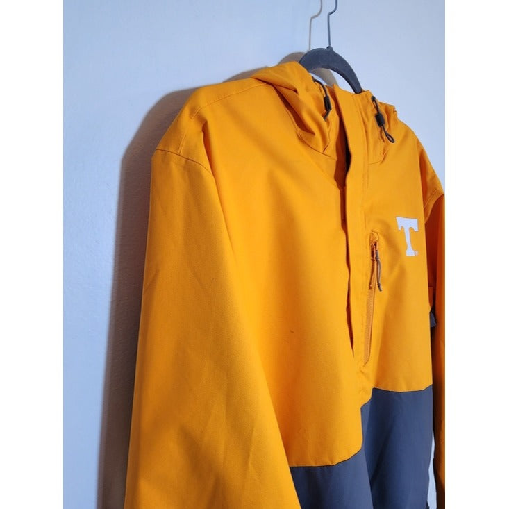 Columbia Field Bound Tennessee Orange and Gray Waterproof Jacket Size Large Flaw
