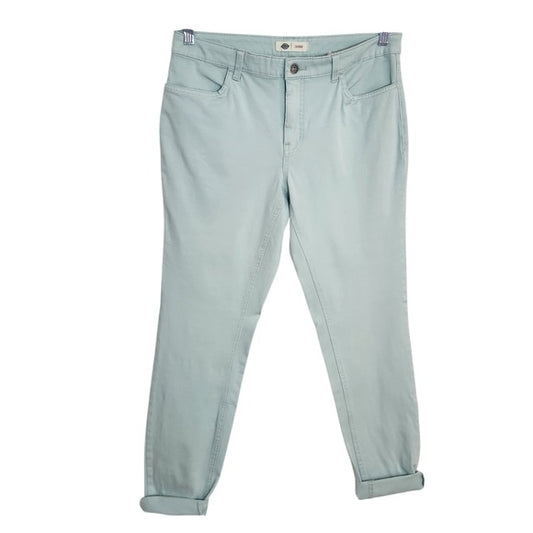 Dickies Mint Green Stretch Twill Skinny Pants Size 8