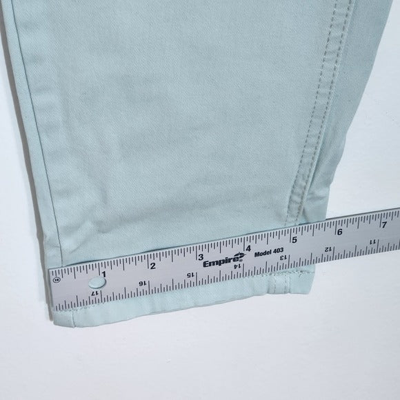 Dickies Mint Green Stretch Twill Skinny Pants Size 8